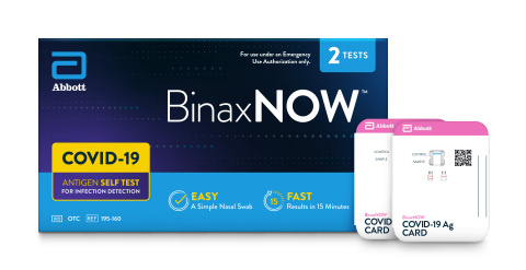 BinaxNOW Covid-19 Test 2 Pack OTC